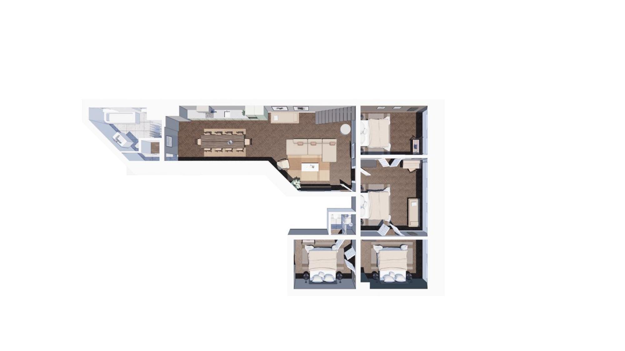 Апартаменты Luxury Penthouse - Private Balcony - Heart Of Копенгаген Экстерьер фото