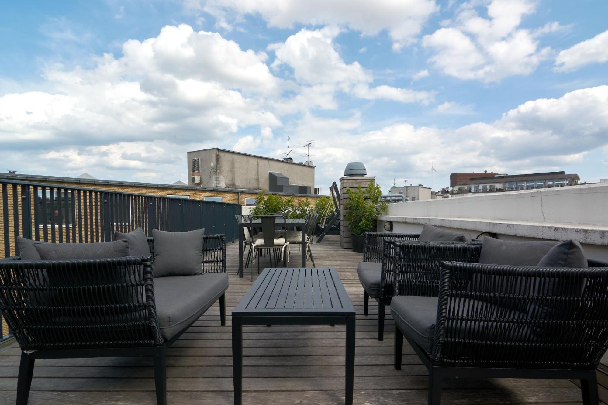 Апартаменты Luxury Penthouse - Private Balcony - Heart Of Копенгаген Экстерьер фото